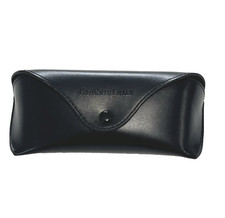 Polo Ralph Lauren Black Semi Hard Eyeglass Case Snap Closure CASE ONLY