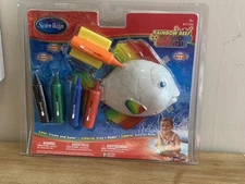 NEW SWIM WAYS RAINBOW REEF COLOR YOUR OWN FISH GOLDFISH WHITE 17103 2006 TOY