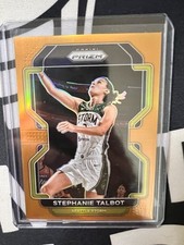 2022 Panini Prizm WNBA Orange Prizm /49 Stephanie Talbot #144 Seattle Storm