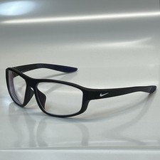 Nike Brazen Fuel DJ0805 451 Matte Black Blue Wrap Sunglasses Frames 62-14 130