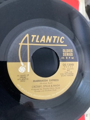 Crosby,Stills & Nash. Marrakesh Express.    7  vinyl. 1969.  Atlantic
