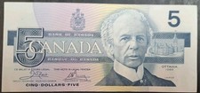 1986 Canada 5 Dollars P95a1 signatures Crow-Bouey, ENY1223245.