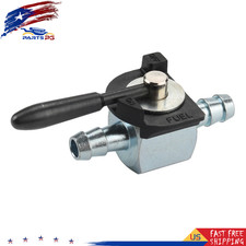 1/4" Heavy Duty Fuel Gas Shut-Off Valve Steel In-line Cut-Off ATV Kart Mower