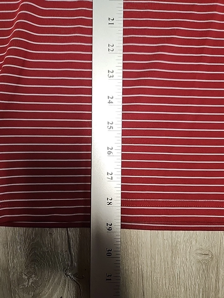 Polo Under Armour ligero a rayas rojas con logotipo de la Universidad de Carolina del Sur XL para hombre Foto 3 de 4