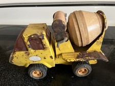 Tonka Yellow Cement Mixer Pressed Steel Plastic Toy Truck