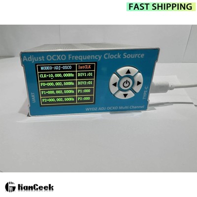 10M 0.1ppm OCXO Frequency Standard 2.5K-200M Clock Source Module & SMA Female