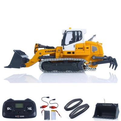 1:50 RC Electric Lifting Tracked Loader LR636 2.4G Construction Vehicle Model