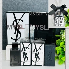 YSL MYSEF Cologne For Men Gift Set (4pcs - Mini Perfume , Samples & Bar Soap)