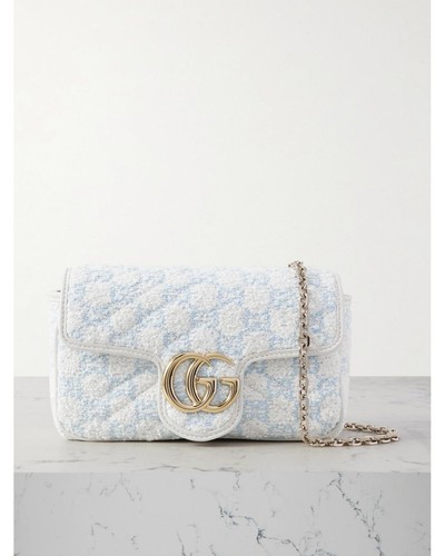 Gucci Mini GG Marmont handbag bag blue  - BNWT 841290FAE1O
