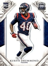 KURTIS DRUMMOND 2015 PANINI CROWN ROYALE RC TEXANS QZ