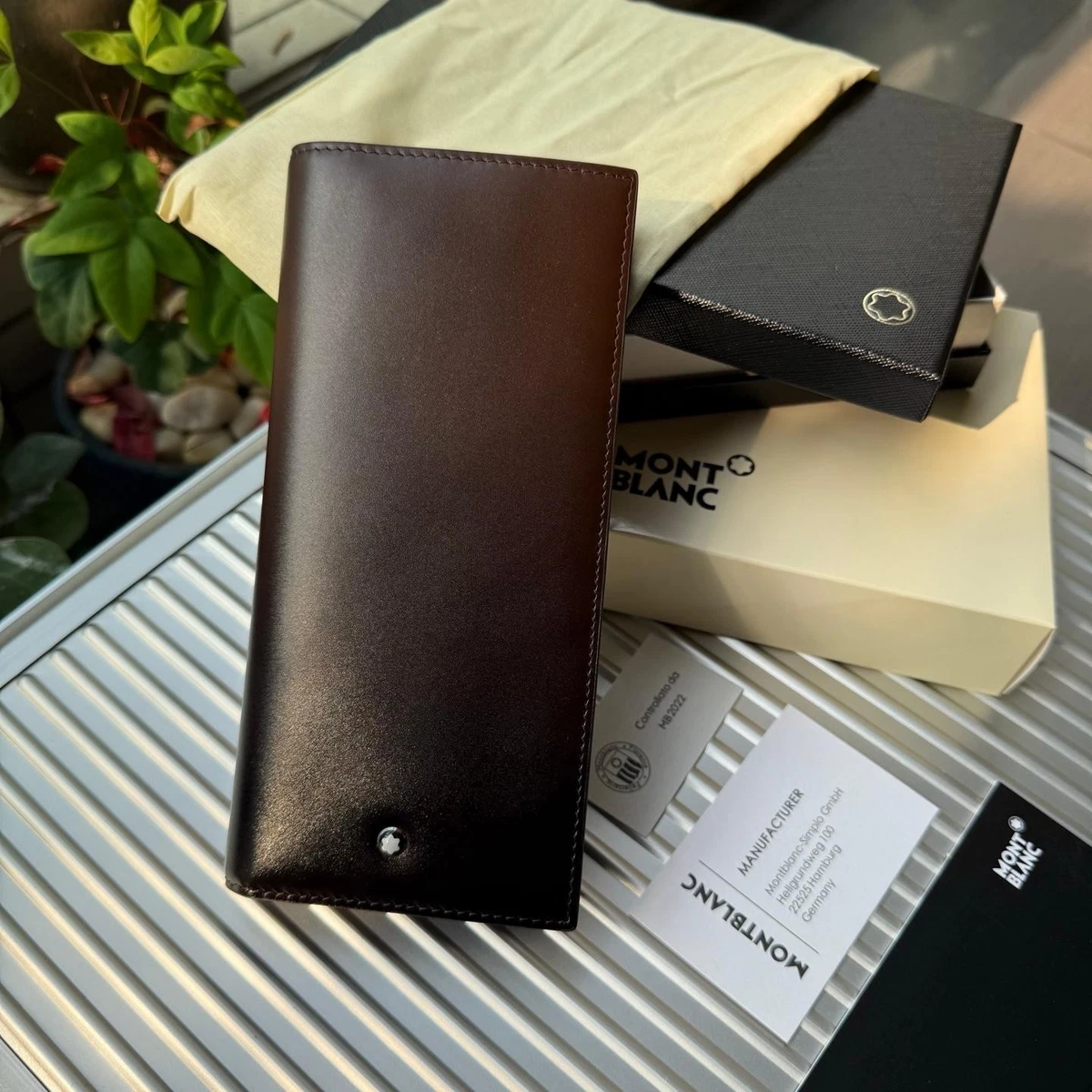Montblanc Brown Leather Wallets for Men for sale | eBay