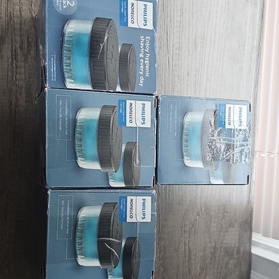 4 BOXES PHILIPS NORELCO QUICK CLEAN POD CARTRIDGES 4 TOTAL  / SEALED