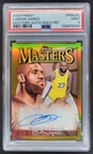 2023-24 Topps Finest Lebron James Masters Auto Gold Refractor /15 PSA 9 RI