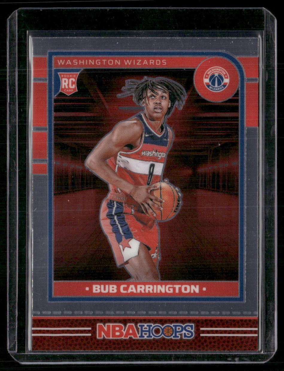 2024-25 Hoops #244 Bub Carrington Premium Prizms Silver