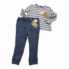 Angel Dear 2 Pc 18-24 Month Waffle Knit Hanley And Wild Wind Jogger Pant NWT