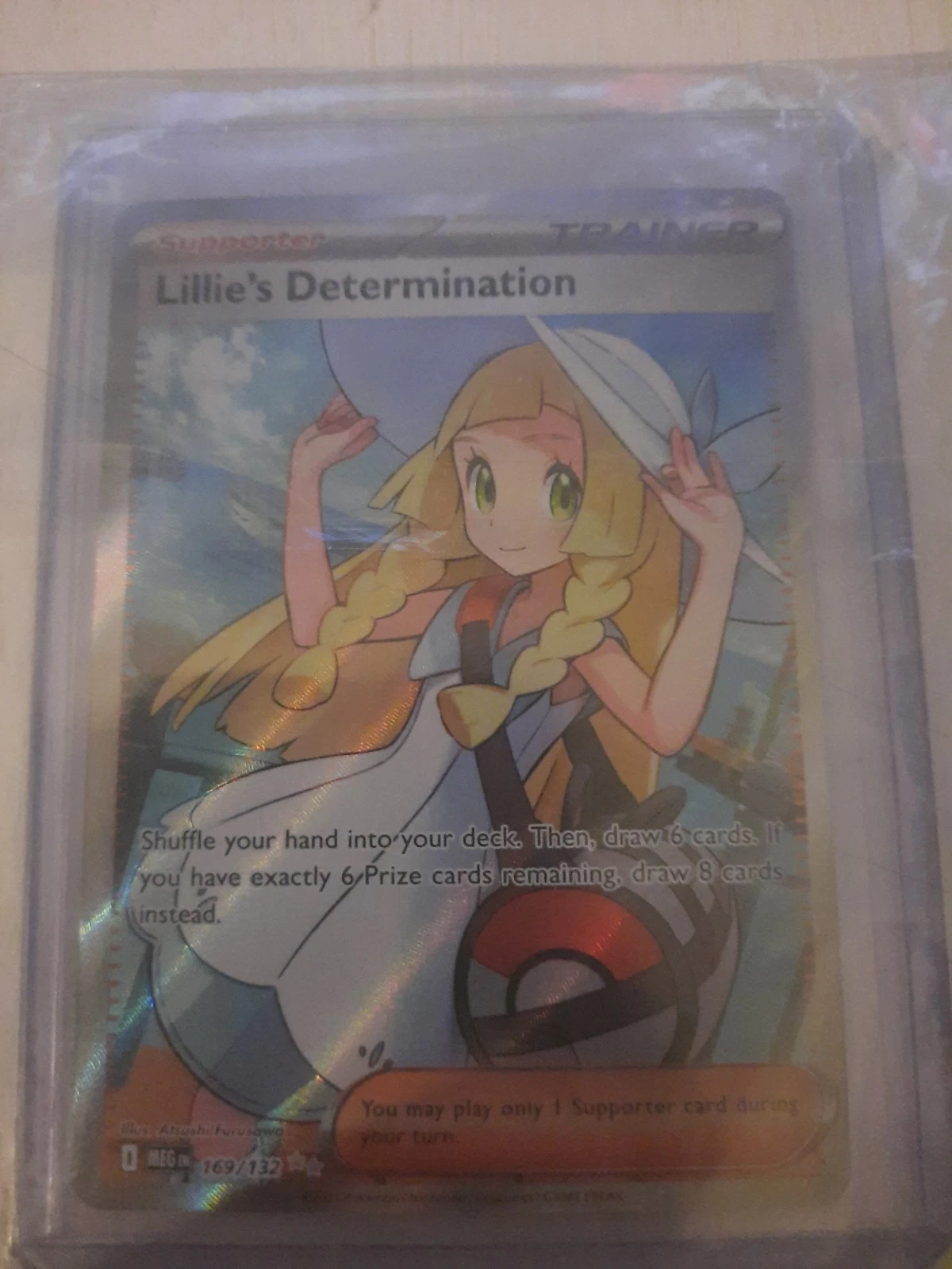Pokémon TCG Lillie's Determination Card 169/132 Mega Evolution