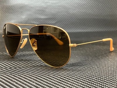 RAY BAN RB3025 112 M2 Gold Aviator 55 mm Unisex Sunglasses