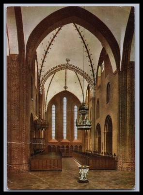 Postcard Logum Monastery Kirke - Denmark
