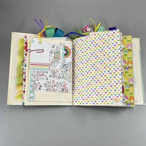 Rand McNally Elf Book Amos Learns to Talk 1958 Junk Journal Handmade Vintage Eph - Picture 11 of 21