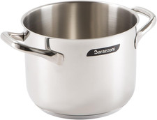 Chef Line Pentola, Ø Cm 24, Capacità 7,7 Litri, Made in Italy, Acciaio Inox 18/1