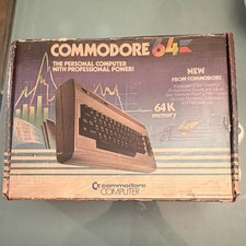 Vintage Commodore 64 C64 Computer w/Original Box - PRISTINE - TESTED WORKS
