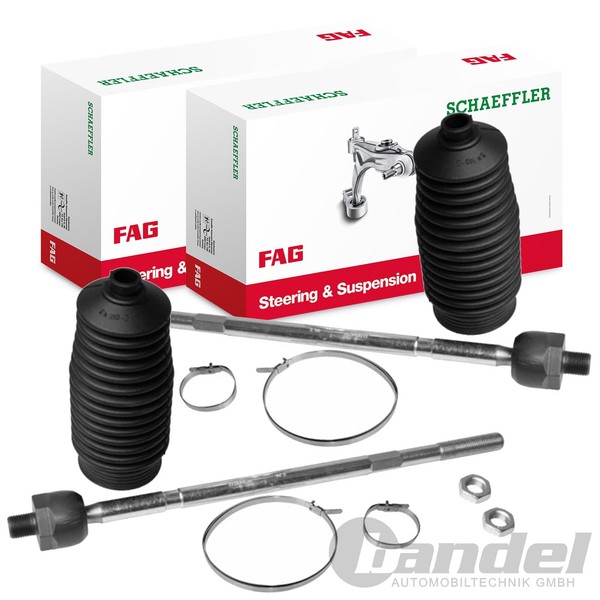 2X Schaeffler Fag Axialgelenk Spurstange Links+Rechts Passend FüR Opel Vectra-image