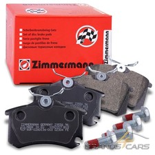 ZIMMERMANN BREMSBELÄGE HINTEN FÜR SKODA FABIA 1 2 3 OCTAVIA VW BORA EOS CADDY 3