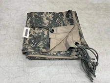 NWT USGI Military Reversible Field Tarp ACU,UCP 90 x 80 Tarp Shelter W/Bungies