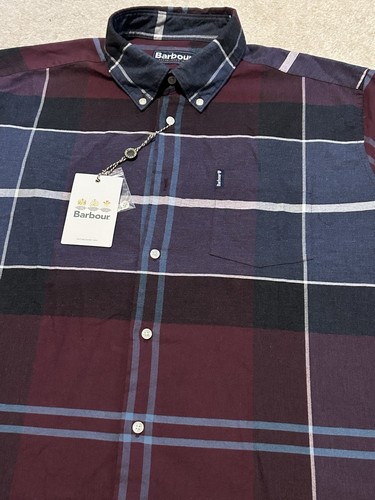Barbour Multi Coloured Tartan Check Shirt - Size X Large 48” Chest New With Tags - Picture 8 of 12