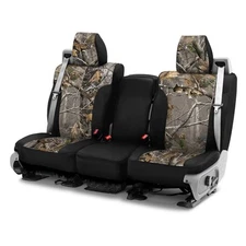 For Ram 3500 14-18 Saddleman Realtree Camo 1st Row AP w Black Custom Seat Covers