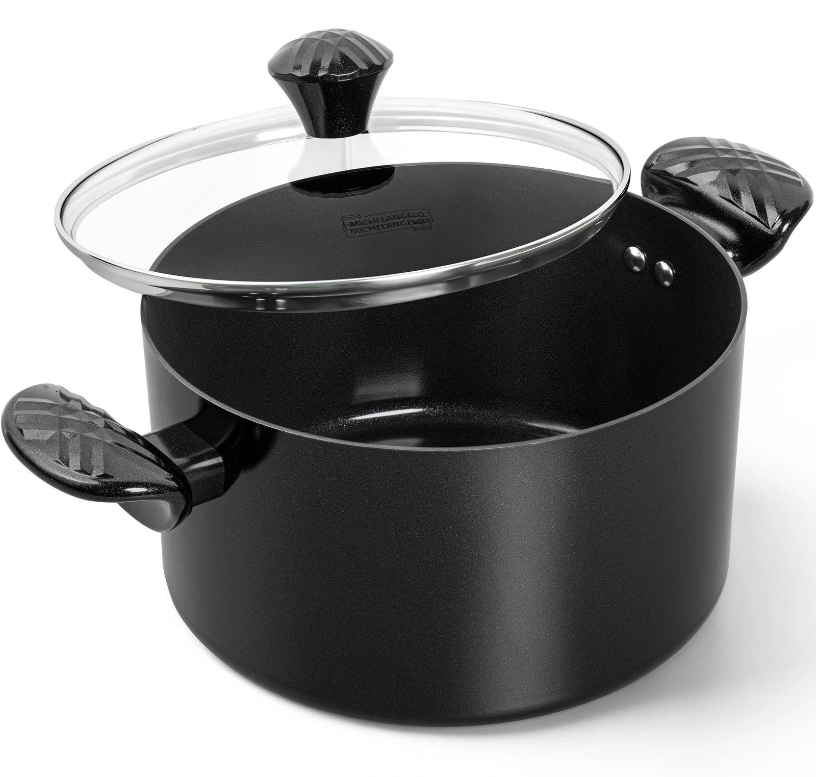 Stock Pot with Lid, 6 Quart Soup Pot with Lid, Nonstick Ceramic Cooking Pot w...