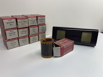 TRU-VUE Stereoscope Film Strip Viewer +Box w/ 13 Reels. See Details