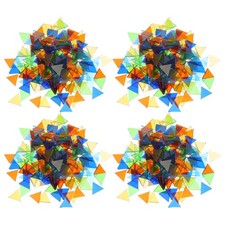 764 Pcs Glass for Stained Projects Pieces Crafts Decorative Wall Tiles Artist's