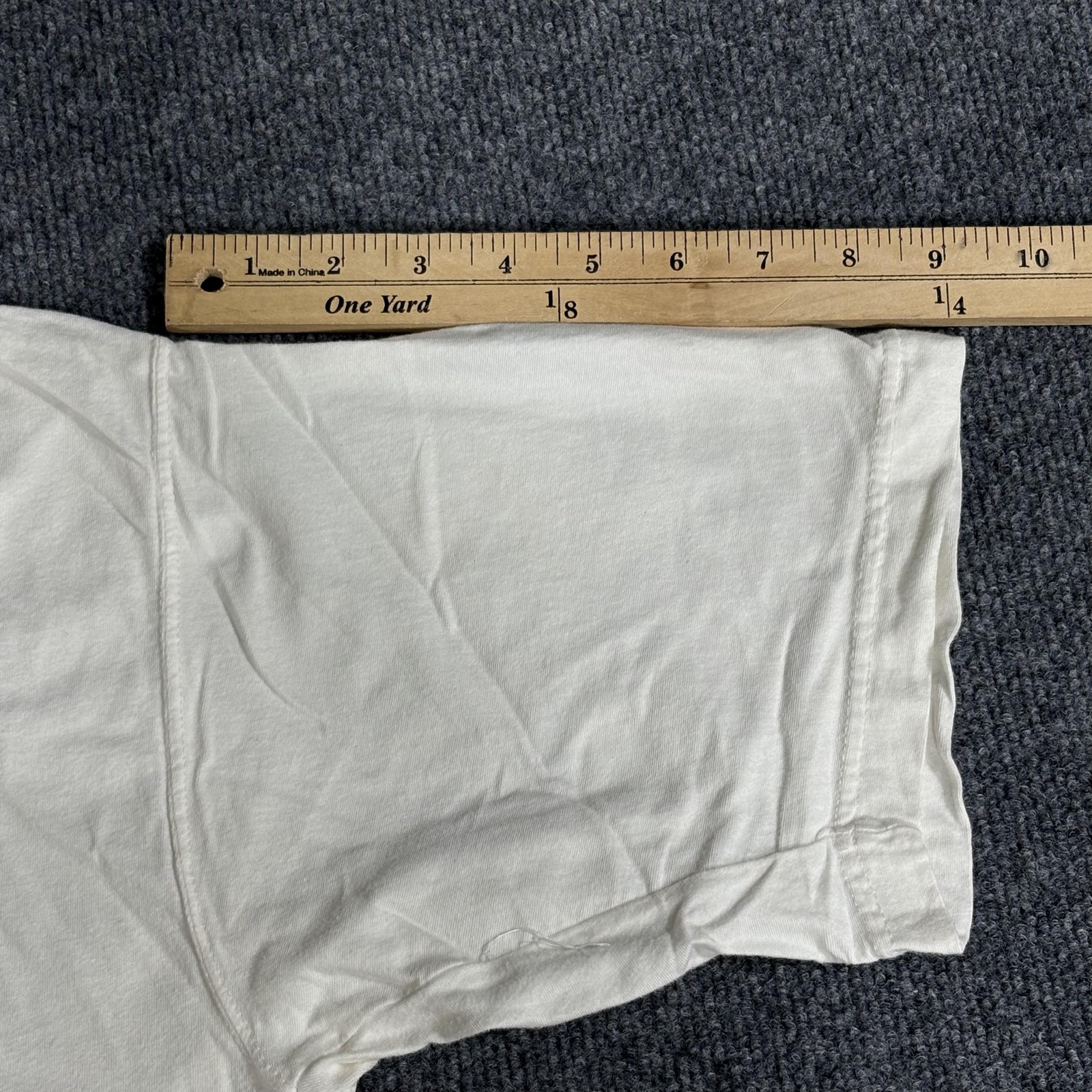 Venezia Shirt Womens 18/20 White Oversized Crewneck 3/4 Sleeve Cotton Israel