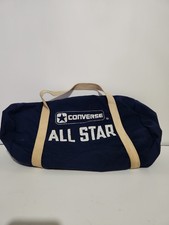 Borsa da allenamento vintage rossa Converse All star, blu, cerniera funziona perfettamente