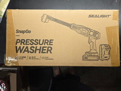 #ad CORDLESS PORTABLE POWER WASHER $44.99