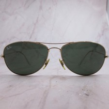 Ray-Ban RB3362 Cockpit Aviator Sunglasses Gold Green G-15 Lenses 59mm 001