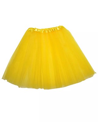 Gelbes Ballerina Tutu als Kostüm Zubehör für Kinder