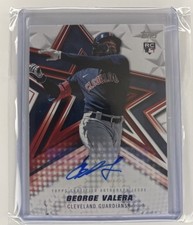 2026 Topps Series 1 GEORGE VALERA Rookie Baseball Stars Auto #BSA-GV