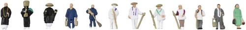 COLECCIÓN DIORAMA TOMYTEC N Gauge 1/150 People 143 People in Temple 330707 | Zustand: New