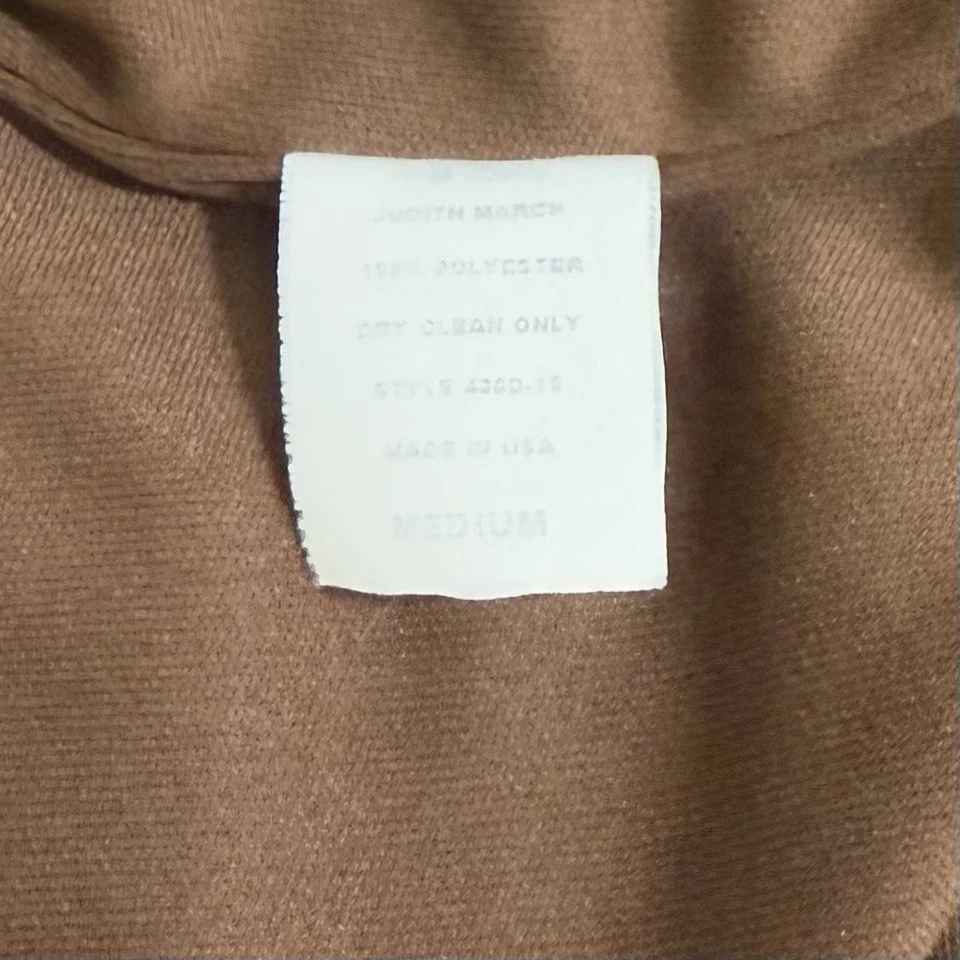 Judith March Dress Womens M Multicolor Boho Crochet Striped Abstract Strapless - Image 3 of 4