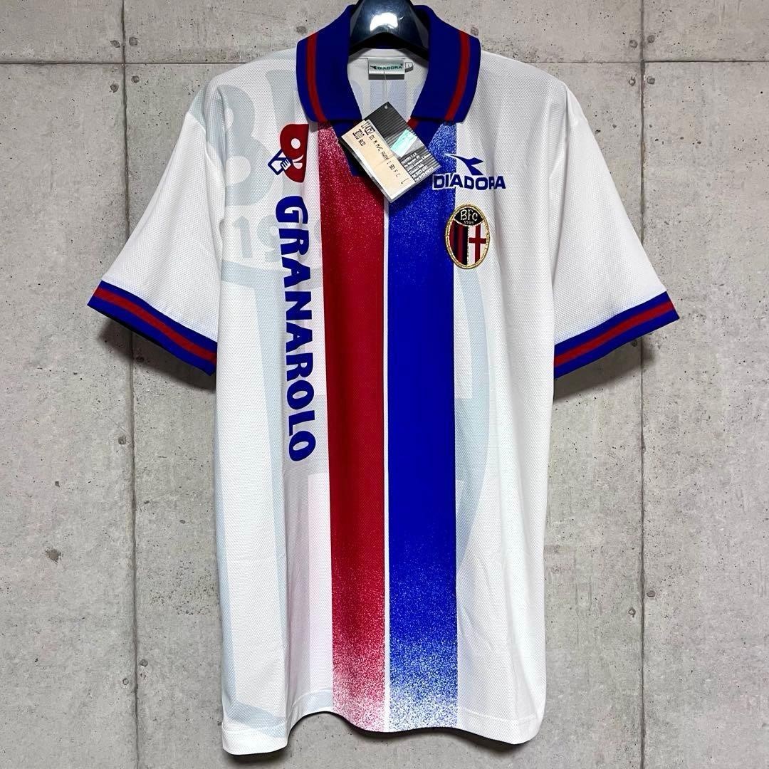 Giuseppe Signori #10 Bologna FC 98/99 Away Jersey Diadora Size L