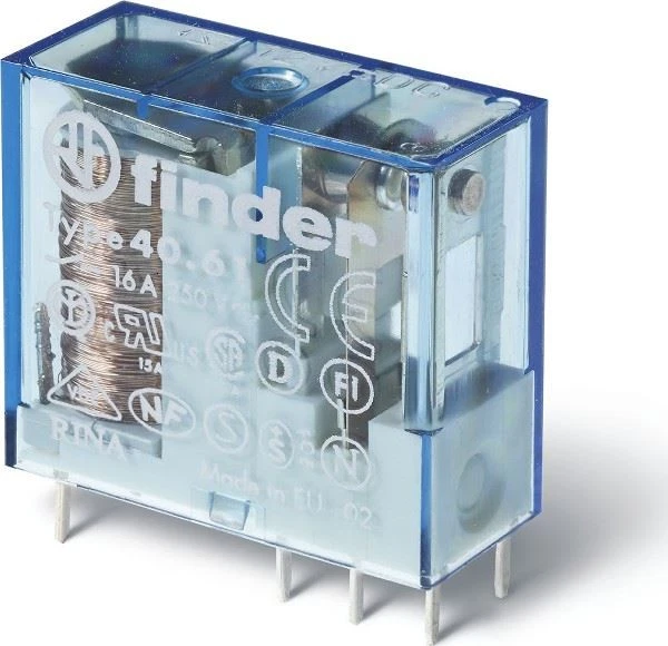 Relé Finder 40.61.9.012.4000 12V, 1CO, 16A, AgSnO2