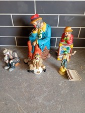 Emmett Kelly Jr Clown. Figures x 5