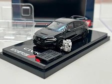 HJ64 1/64 Honda CIVIC TYPE R (FL5) RACING BLACK Package Black Pearl HJ641063BK