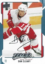 2008-09 Upper Deck MVP - Daniel Cleary #110 Detroit Red Wings
