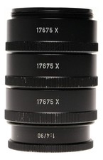 Leitz 17675 X macro extension 3 x tubes parts spares Leica