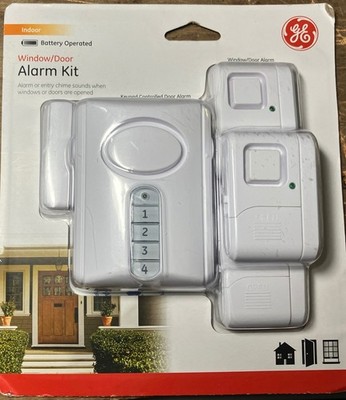 GE Window/Door Alarm Audible Home Security Alarm  New Free Shipping