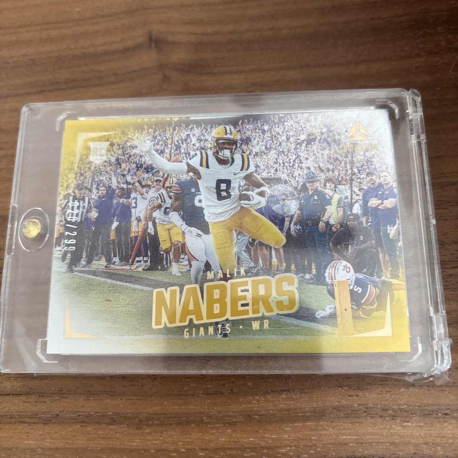 2024 Panini Luminance - Rookies Malik Nabers #183 Gold /299 (RC)