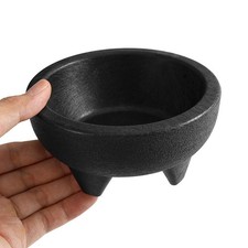 Ensaladera de 10 oz piedra sintética Molcajete cuenco comida fruta vajilla multiusos para